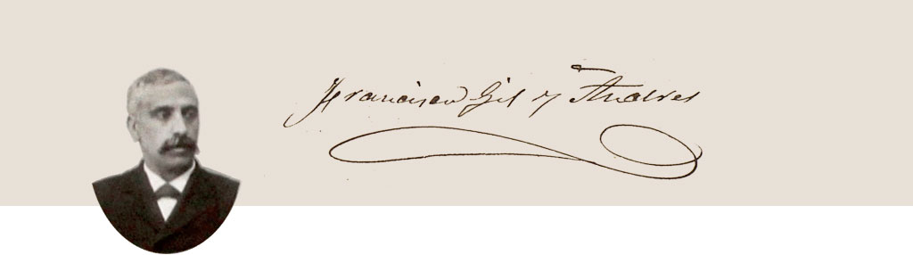 Francisco Gil y Andrés y su firma
