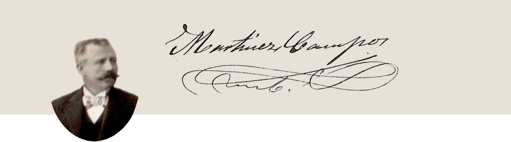 Álvaro Martínez Campos y su firma